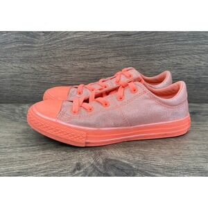 Converse All Star Neon Ctas Maddison Ox Casual Sneakers Girls Size 2 659955F
